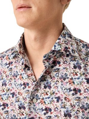 Hemd mit floralem Allover-Print, Contemporary Fit