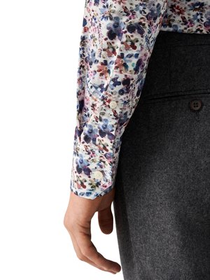 Hemd mit floralem Allover-Print, Contemporary Fit