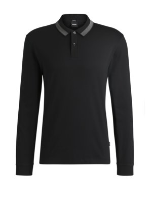 Poloshirt aus merzerisierter Baumwolle, Slim Fit