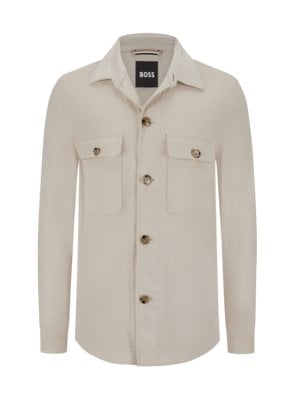 Softes Overshirt in Bi-Stretch-Amaretta, Relaxed Fit