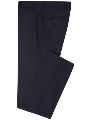 Dreiteiliger Anzug mit feinem Muster und Stretchanteil, Slim Fit