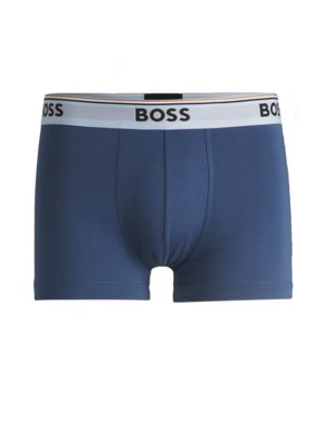 3er Pack Boxer Trunks mit elastischem Label-Bund