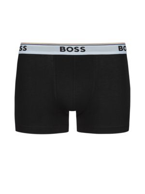 3er Pack Boxer Trunks mit elastischem Label-Bund