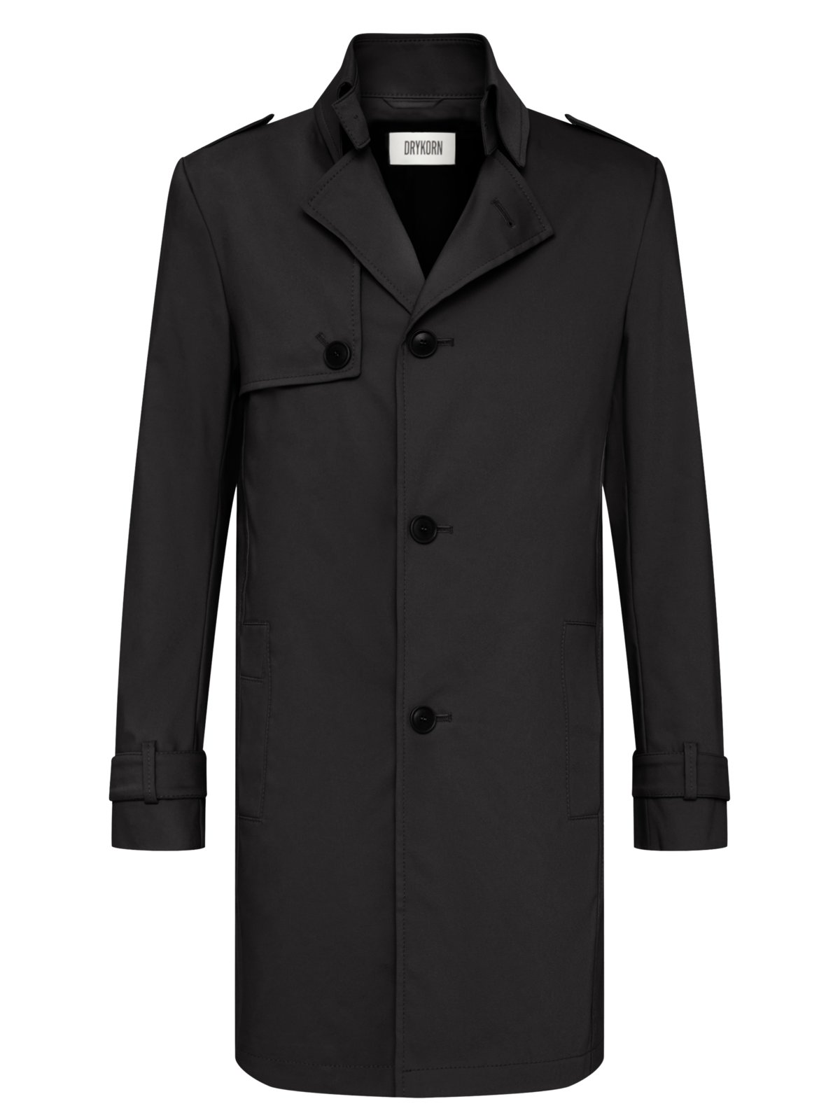 Drykorn Trenchcoat mit kurzem Revers und Stretchanteil in 54