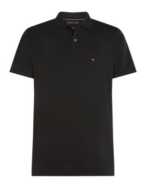 Glattes Poloshirt in jersey-Qualität mit Logo-Stickerei