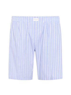 Kurzer Pyjama Marco mit Streifen in Popeline-Qualität