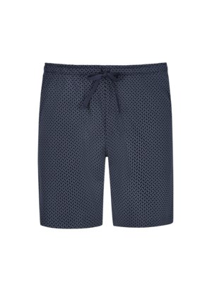 Pyjama-Shorts mit geometrischem Muster