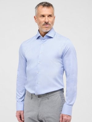 Hemd in Vollzwirn-Qualität mit feinem Muster, Slim Fit