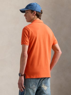 Poloshirt in Piqué-Qualität, Custom Slim Fit