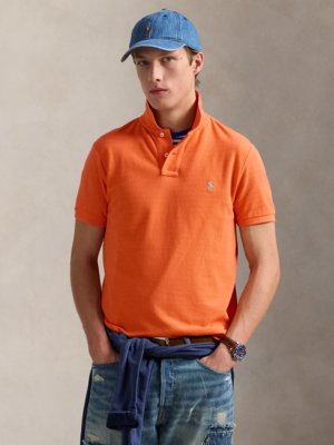 Poloshirt in Piqué-Qualität, Custom Slim Fit