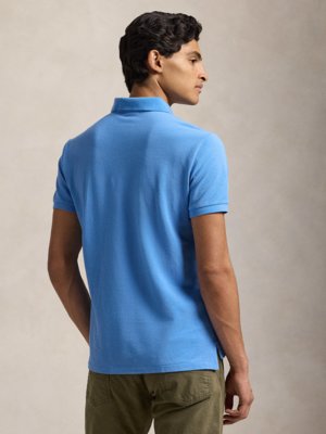 Poloshirt in Piqué-Qualität, Custom Slim Fit