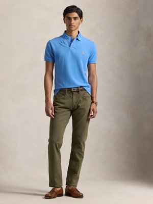 Poloshirt in Piqué-Qualität, Custom Slim Fit