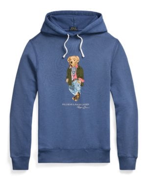 Hoodie aus einem Baumwollgemisch mit Polo-Bear-Print