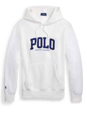 Hoodie mit gesticktem Label-Schriftzug