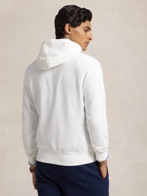 Hoodie mit gesticktem Label-Schriftzug