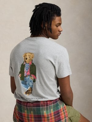 T-Shirt in Jersey-Qualität mit rückseitigen Polobear-Print