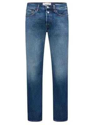 Feste Jeans M9Z1 in dezenter Waschung, Straight Fit