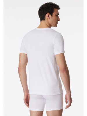 Underwear T-Shirt mit V-Ausschnitt aus Long Life Cotton