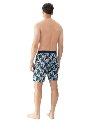 Pyjama-Shorts mit Allover-Print und Stretchanteil