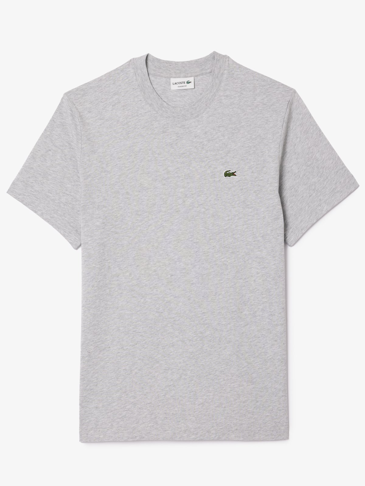 Lacoste T-Shirt aus Baumwolle mit Logo-Aufnäher, Classic Fit in M