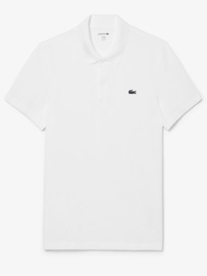 Stretch-Poloshirt Waffelpiqué DH5522 mit Krokodil-Stickerei, Regular Fit