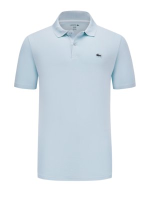 Stretch-Poloshirt Waffelpiqué DH5522 mit Krokodil-Stickerei, Regular Fit