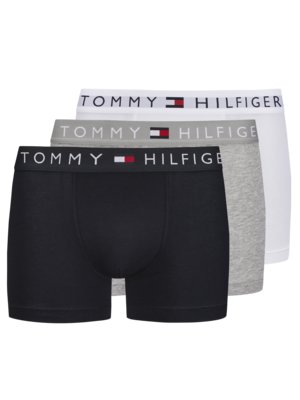 3er Pack Trunks mit Logo-Bund