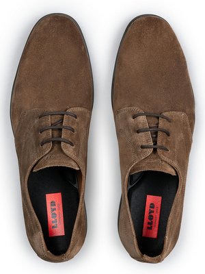 Derby-Schuhe Larin aus Veloursleder