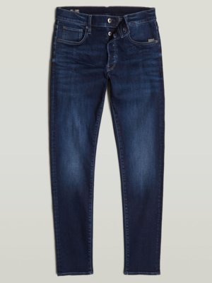 Raw Stretch-Jeans in Wasehd-Optik, Slim