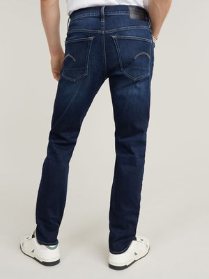 Raw Stretch-Jeans in Wasehd-Optik, Slim