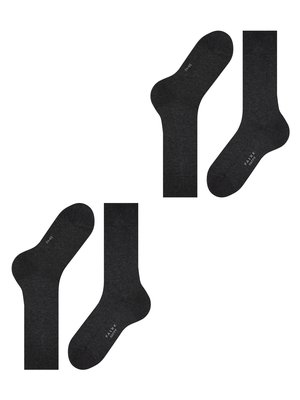2er-Pack Socken HAPPY aus langlebiger Kompakt-Baumwolle