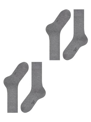 2er-Pack Socken HAPPY aus langlebiger Kompakt-Baumwolle