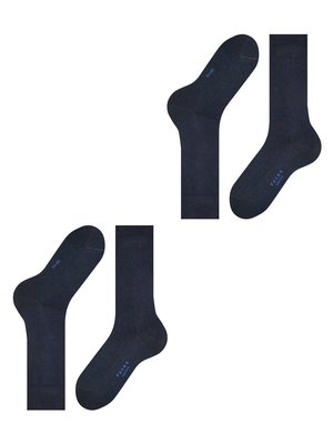 2er-Pack Socken HAPPY aus langlebiger Kompakt-Baumwolle