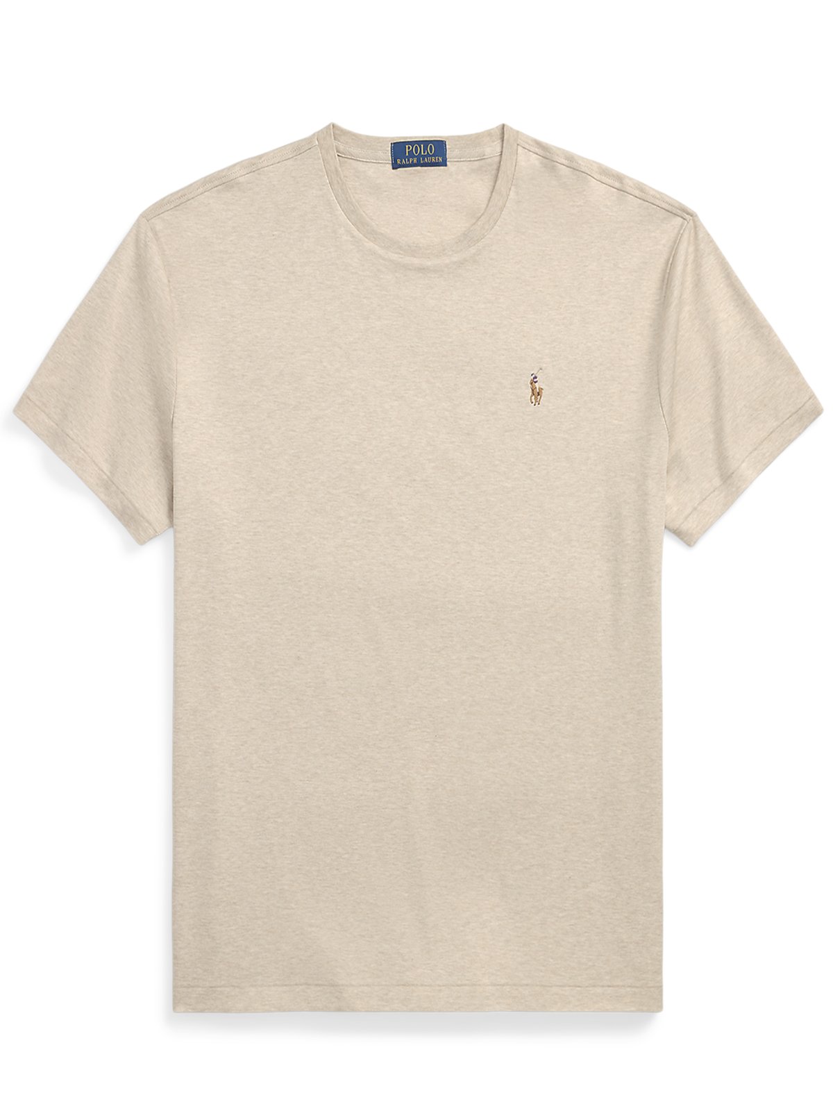 Polo Ralph Lauren Jersey T-Shirt mit Poloreiter-Stickerei, Custom Slim Fit in M