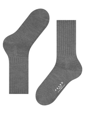 Socken Nelson mit Merinowolle und Rippstruktur