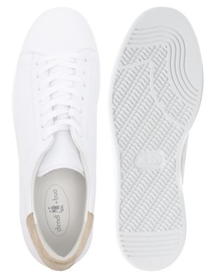 Trachten-Sneaker aus Glattleder