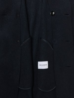 Zweireihiger Peacoat aus einem Wollmix
