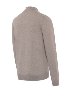 Softer Pullover aus Merinowolle mit Polokragen