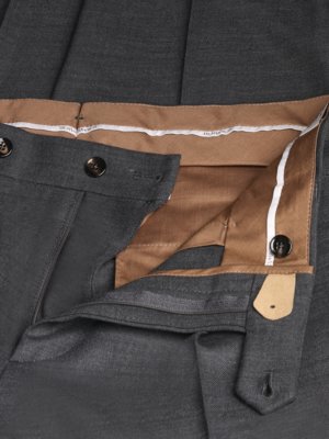 Flanell-Chino Retro GD in Woll-Haptik mit Stretch