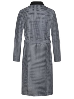 Hausmantel Vincenza aus weichem Materialmix