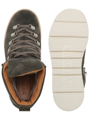 Robuste Schnürstiefel aus Leder mit rutschfester profilsohle