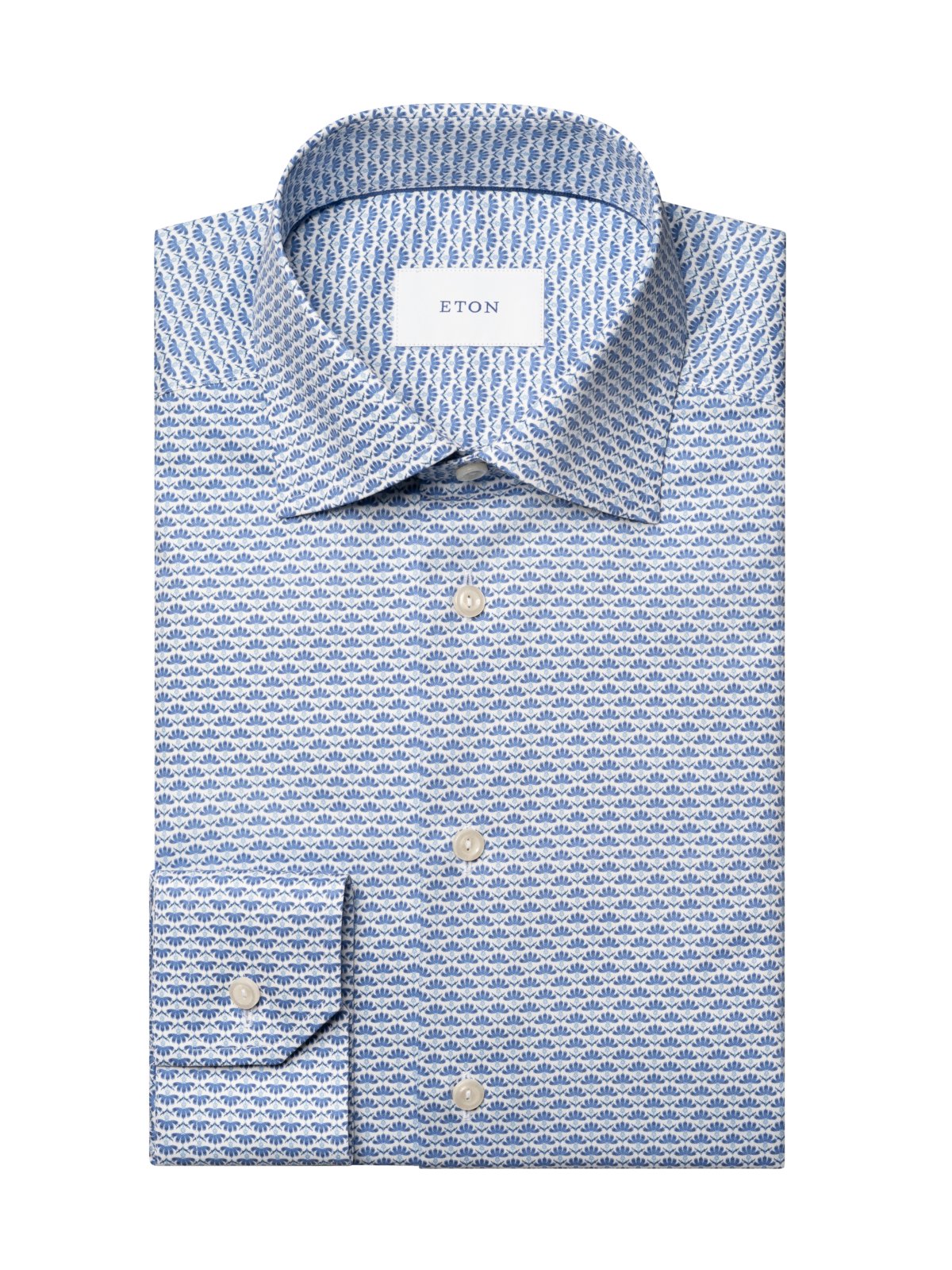 Eton Signature Hemd aus Bio-Baumwoll-Twill, Contemporary Fit in 44