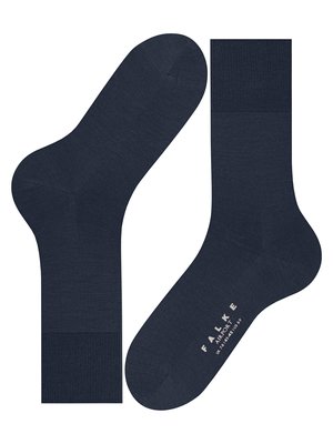Glatte Socken Airport mit klimaregulierender Merinowolle