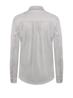 Overshirt aus Stretch-Baumwolle mit Twill-Struktur, Relaxed-Fit