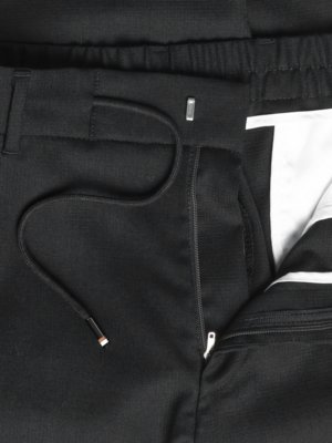 Wollhose mit Stretchanteil, Tapered Fit