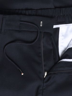 Wollhose mit Stretchanteil, Tapered Fit