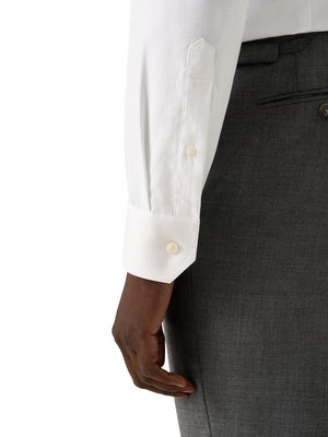 Hemd aus strukturierter Bio-Baumwolle, Classic Fit