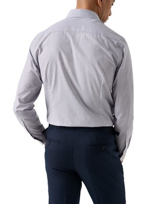 Hemd aus Bio-Baumwolle mit feinem Karo, Slim Fit