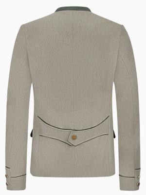 Traditioneller Loden-Janker mit Hornknöpfen