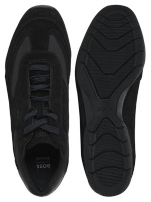 Runner-Sneaker Jaylen aus einem Wildleder-Mesh-Mix